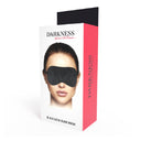 DARKNESS – Maschera Nera Base in Raso con Fascia Regolabile