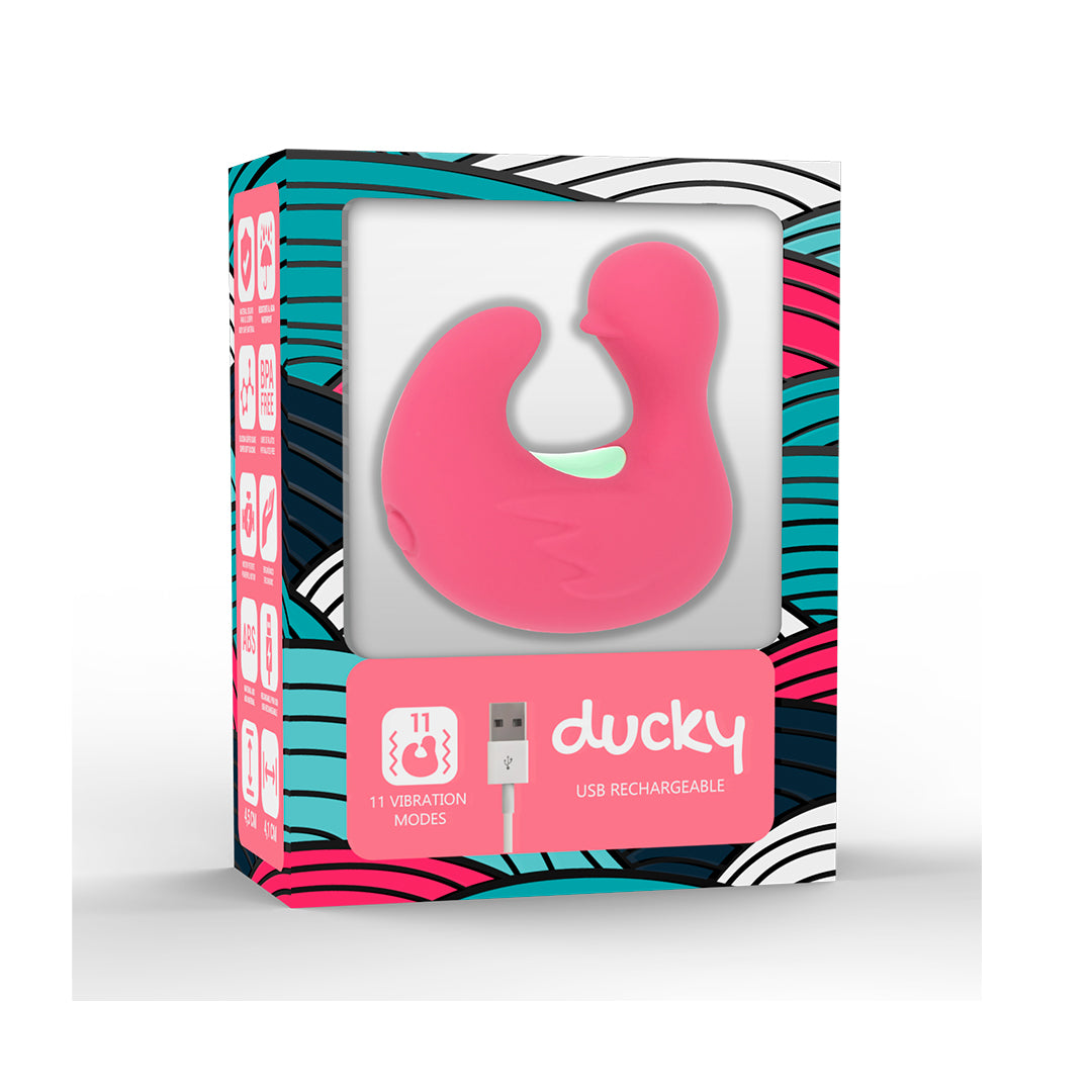 Happy Loky DuckyMania Ditale Vibrante Ricaricabile Silicone
