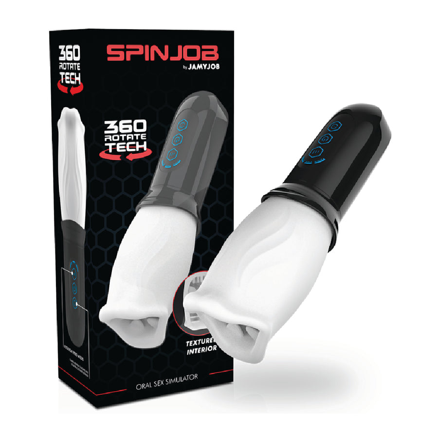 Jamyjob Spinjob Stimolatore Maschile Rotante 360° 3 Velocità