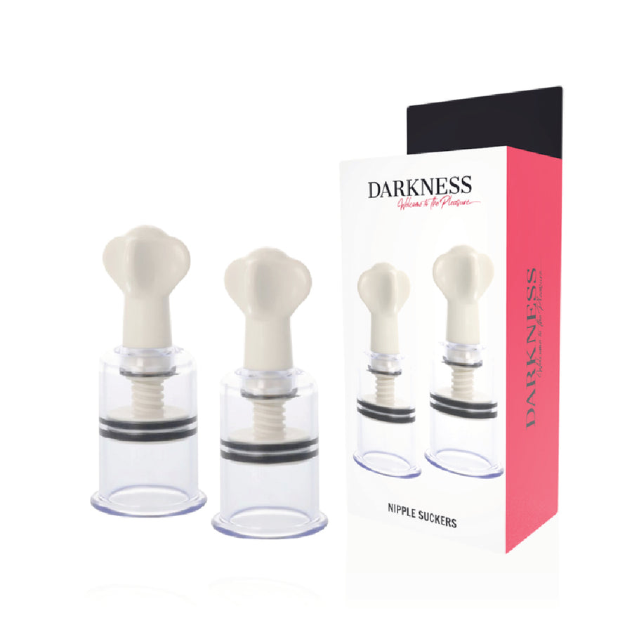 Darkness Ventose per Capezzoli Trasparenti 5 cm – Set 2 Pezzi