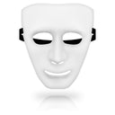OHMAMA Maschera Bianca Unisex Taglia Unica per Giochi e Costume