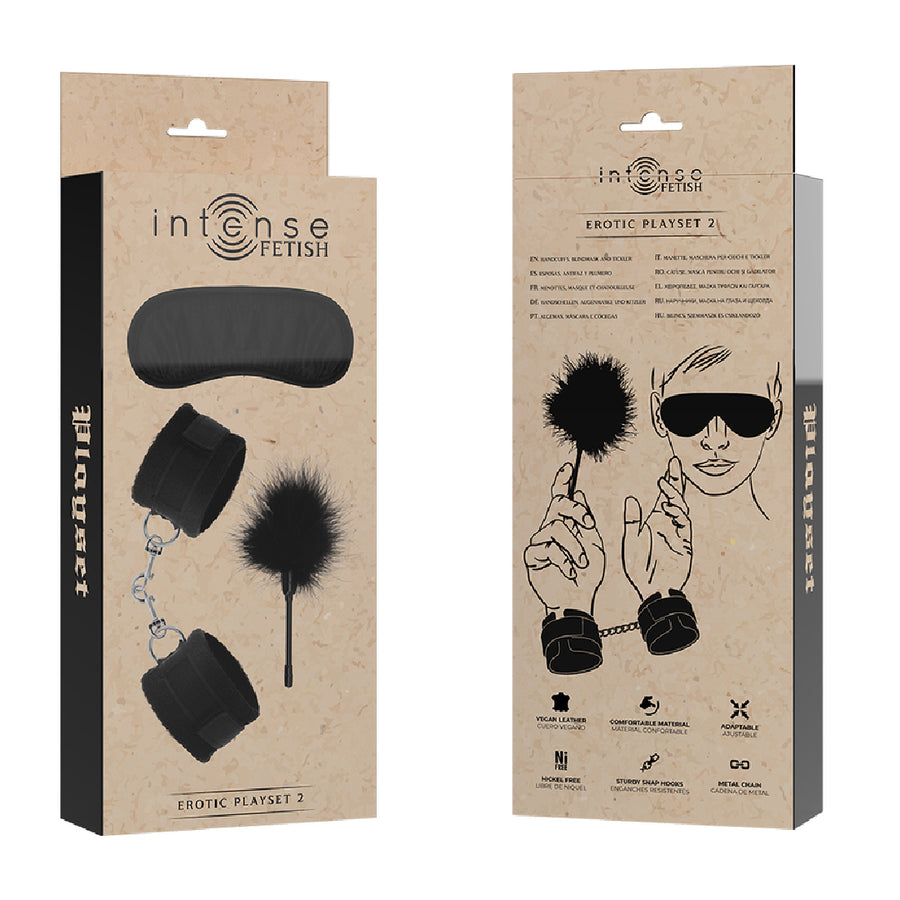 INTENSE – Fetish Playset 2 Manette, Maschera e Tickler