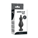 ADDICTED TOYS Plug Anale 13,6 cm in Silicone Medicale Nero
