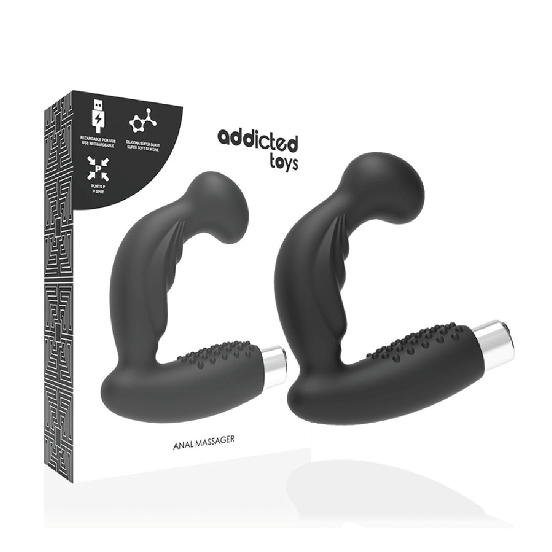 Addicted Toys Vibratore Prostatico Ricaricabile Modello 3 Nero