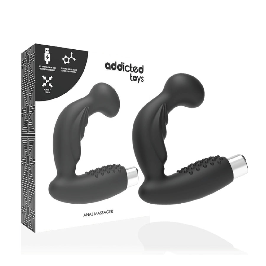 Addicted Toys Vibratore Prostatico Ricaricabile Modello 3 Nero