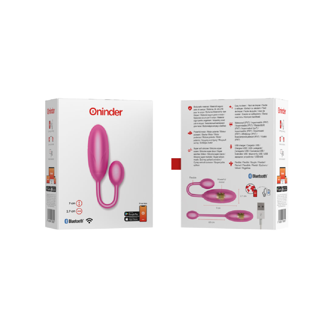 ONINDER Denver Rosa – Uovo Vibrante Punto G App Control IPX7