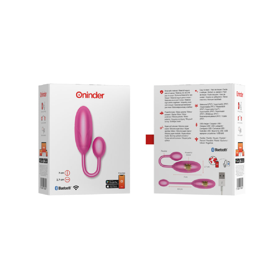 ONINDER Denver Rosa – Uovo Vibrante Punto G App Control IPX7