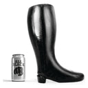 ALL BLACK Stivale Fisting Soft Gigante in TPR Nero 31 cm