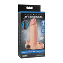 Fantasy X-Tensions manicotto estensore vibrante realistico 5 cm beige