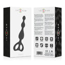 INTENSE Danti Anali Neri in Silicone Medicale – Dilatatore e Massaggiatore