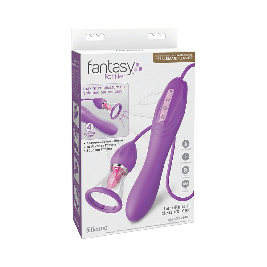 Fantasy For Her Ultimate Pleasure Max Stimolatore con Aspirazione Viola