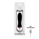 Dolce Vita Five vibratore ricaricabile nero in silicone a 7 velocità