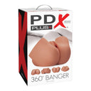 PDX Plus Realistic 360 Masturbatore Doppia Apertura