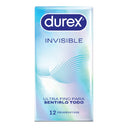 Durex Invisible Preservativi Ultra Sottili 54 mm 12 Pezzi