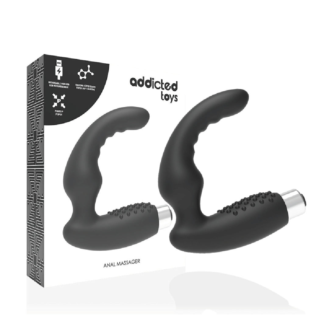 Addicted Toys Vibratore Prostatico Ricaricabile Modello 2 Nero
