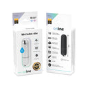 ONLINE Mini proiettile vibrante argento impermeabile 10 vibrazioni