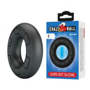Crazy Bull Bertram anello per pene in silicone morbido nero