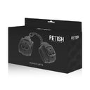 FETISH SUBMISSIVE Manette in Pelle Vegana con Fodera in Neoprene