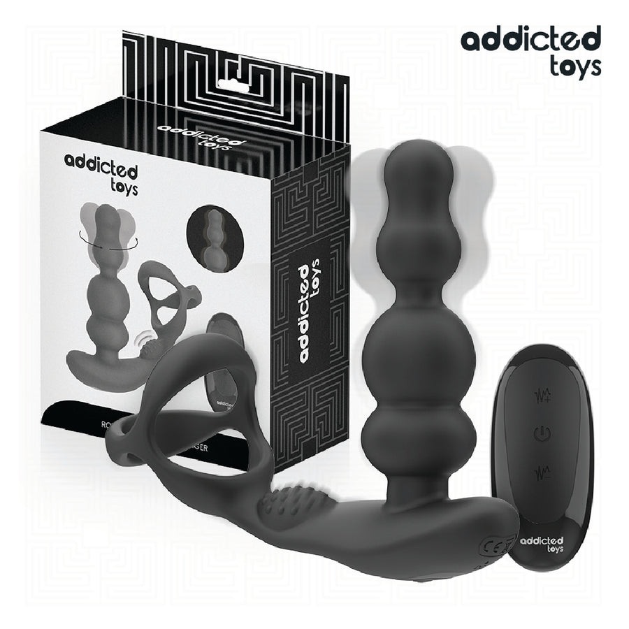 Addicted Toys Massaggiatore Prostatico Rotante con Telecomando