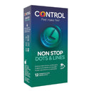 Control Non Stop Dots & Lines preservativi ritardanti 53 mm 12 pezzi