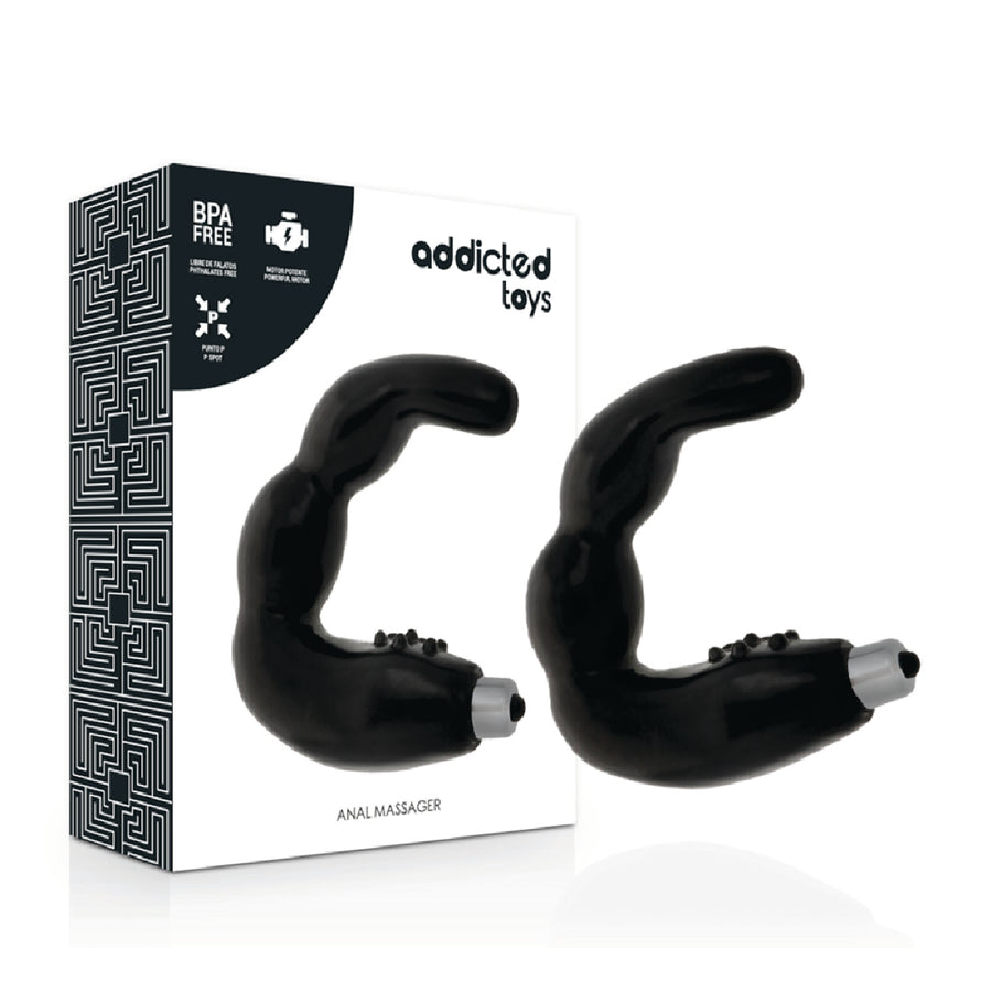 Addicted Toys Massaggiatore Anale Prostatico Vibrante in TPR