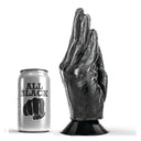 All Black Dildo Fisting in PVC Nero 21 cm Ergonomico