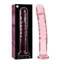 Nebula Series Ibiza Modello 16 Dildo in Vetro Borosilicato Rosa 18,5 cm