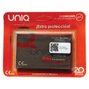 UNIQ SecureFit preservativi senza lattice ultrasottili 3 pezzi