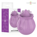 INTENSE Azalea stimolatore clitorideo a fiore 10 vibrazioni viola