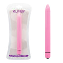 Glossy Slim Deep Rose Vibratore Slim Waterproof ABS 16,5 cm