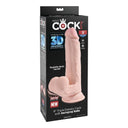 King Cock Plus 3D Dildo Tripla Densità 26 cm con Ventosa
