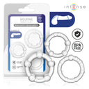 INTENSE Bourne set 3 anelli per pene in silicone medicale