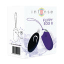 INTENSE Flippy II uovo vibrante con telecomando wireless viola USB