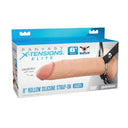 Fantasy X-Tensions Elite strap-on cavo in silicone 20,3 cm con imbracatura