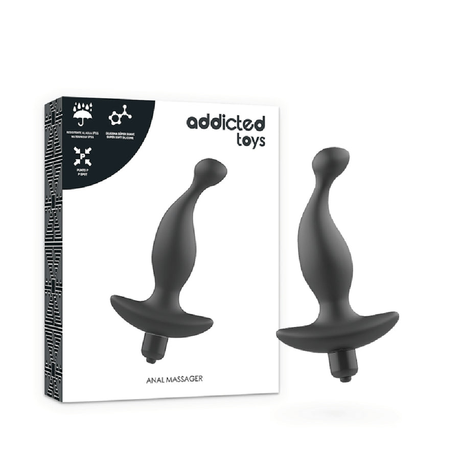 Addicted Toys Massaggiatore Anale Vibrante Modello 1 Nero