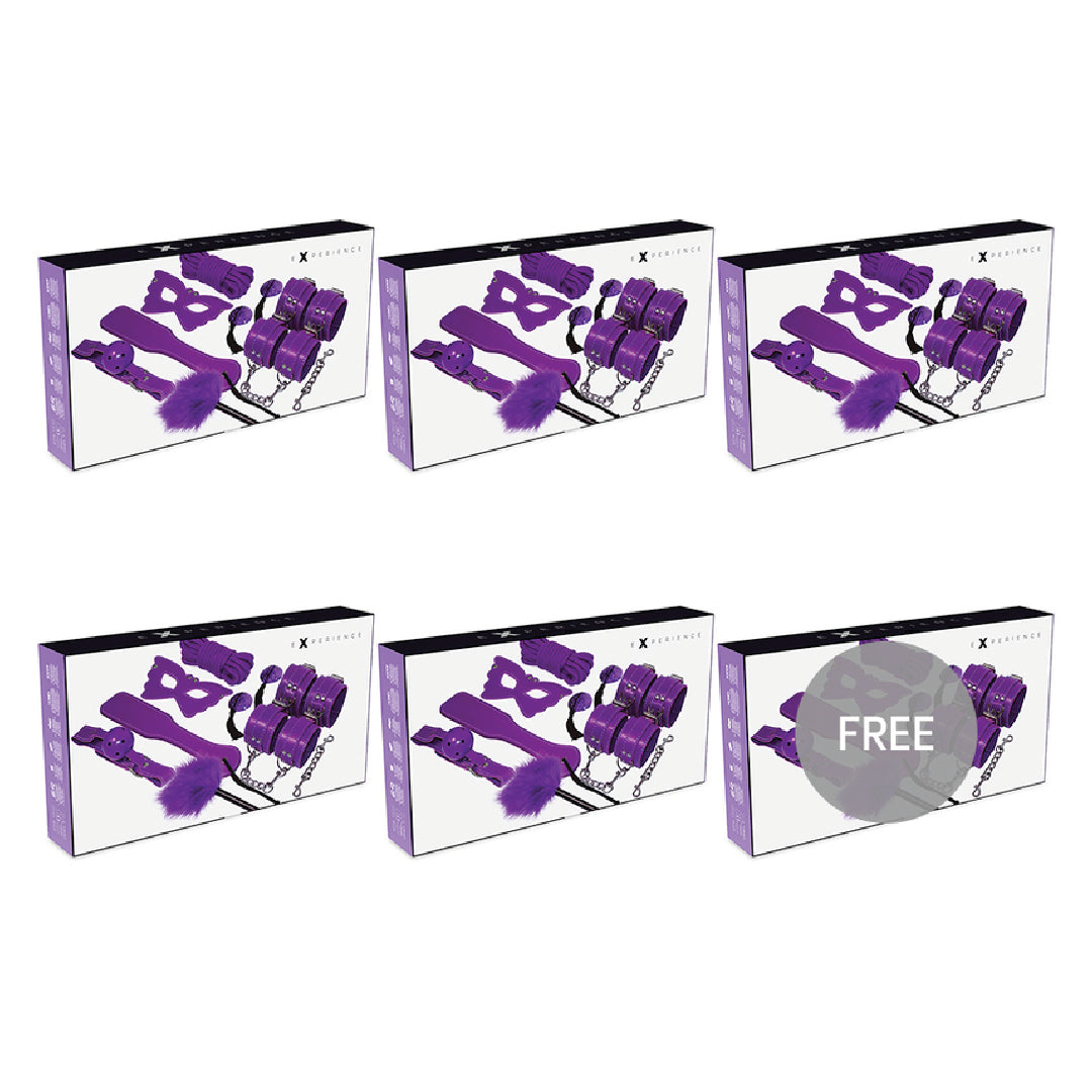 Experience Kit Fetish BDSM Viola 8 Pezzi – Serie 5+1 Gratis