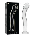 Nebula Series Ibiza Modello 18 Dildo in Vetro Borosilicato Trasparente 18,5 cm