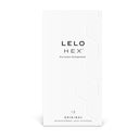 LELO HEX Preservativi 12 Pezzi 54 mm con Struttura Esagonale Innovativa