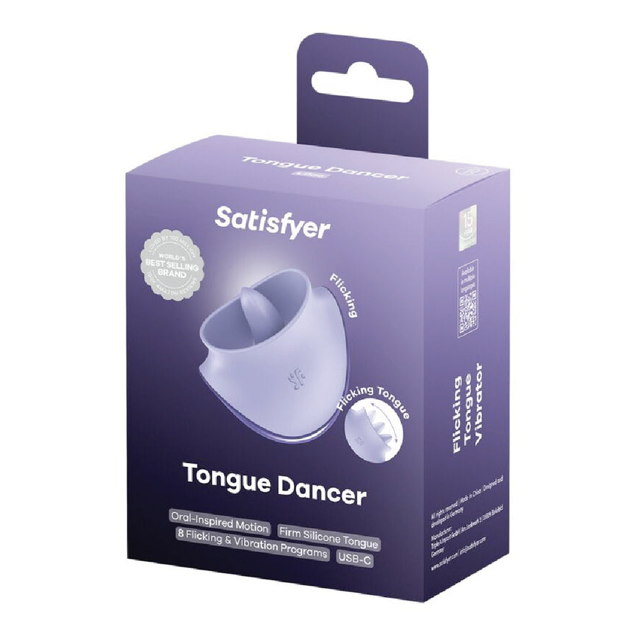 Satisfyer Tongue Dancer Lilla – Stimolatore Clitorideo Vibrante