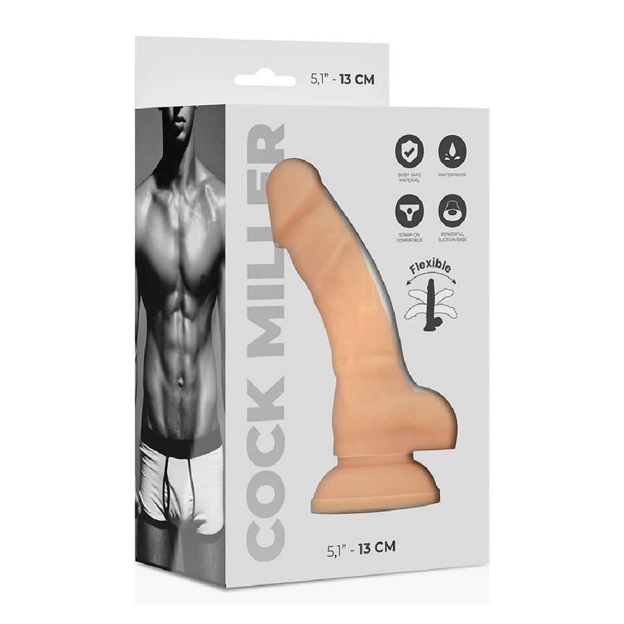 COCK MILLER – Cocksil Dildo Articolabile 13 cm in Silicone Doppia Densità