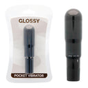 Glossy Vibratore Tascabile Nero Waterproof 17.500 RPM
