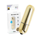 ONLINE mini proiettile vibrante dorato 10 vibrazioni impermeabile