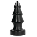 ALL BLACK Desafío Plug Anale XL in PVC Nero 40 cm