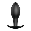 Pretty Love plug anale in silicone con impugnatura 8,5 cm nero