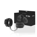 FETISH SUBMISSIVE Manette in Pelle Vegana con Fodera in Neoprene