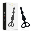 INTENSE Danti Anali Neri in Silicone Medicale – Dilatatore e Massaggiatore