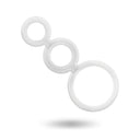 Addicted Toys Set 3 Anelli Pene Trasparenti Supporto Erezione