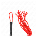 KINK Frusta in Corda Rossa 56 cm BDSM Precisione e Controllo