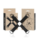 INTENSE Fetish Hog Tie in Pelle Vegana – Sistema di Contenzione Mani e Piedi