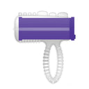 Casual Love Mini Vibratore ad Anello Lilla con Batteria Sostituibile